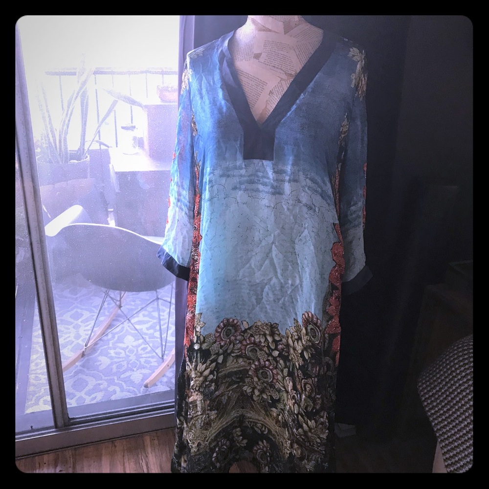 Silk Kaftan Sz 10. Brand New With Tags
